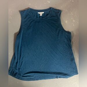 Athleta Deep Blue Muscle Tee